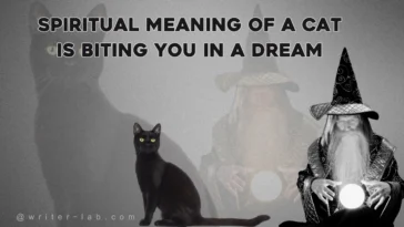 spiritual meaning of a cat is biting you in a dream