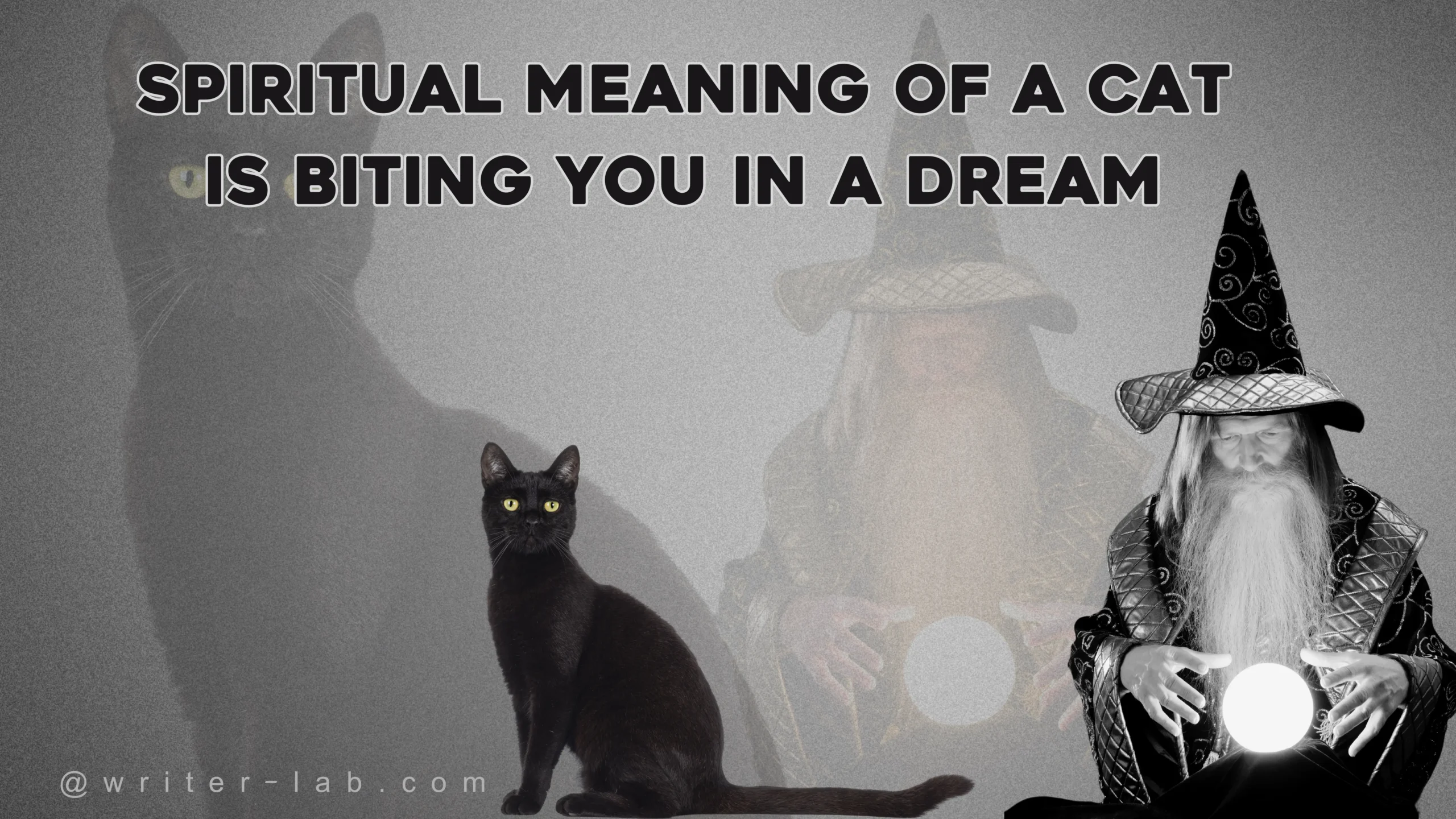 spiritual meaning of a cat is biting you in a dream
