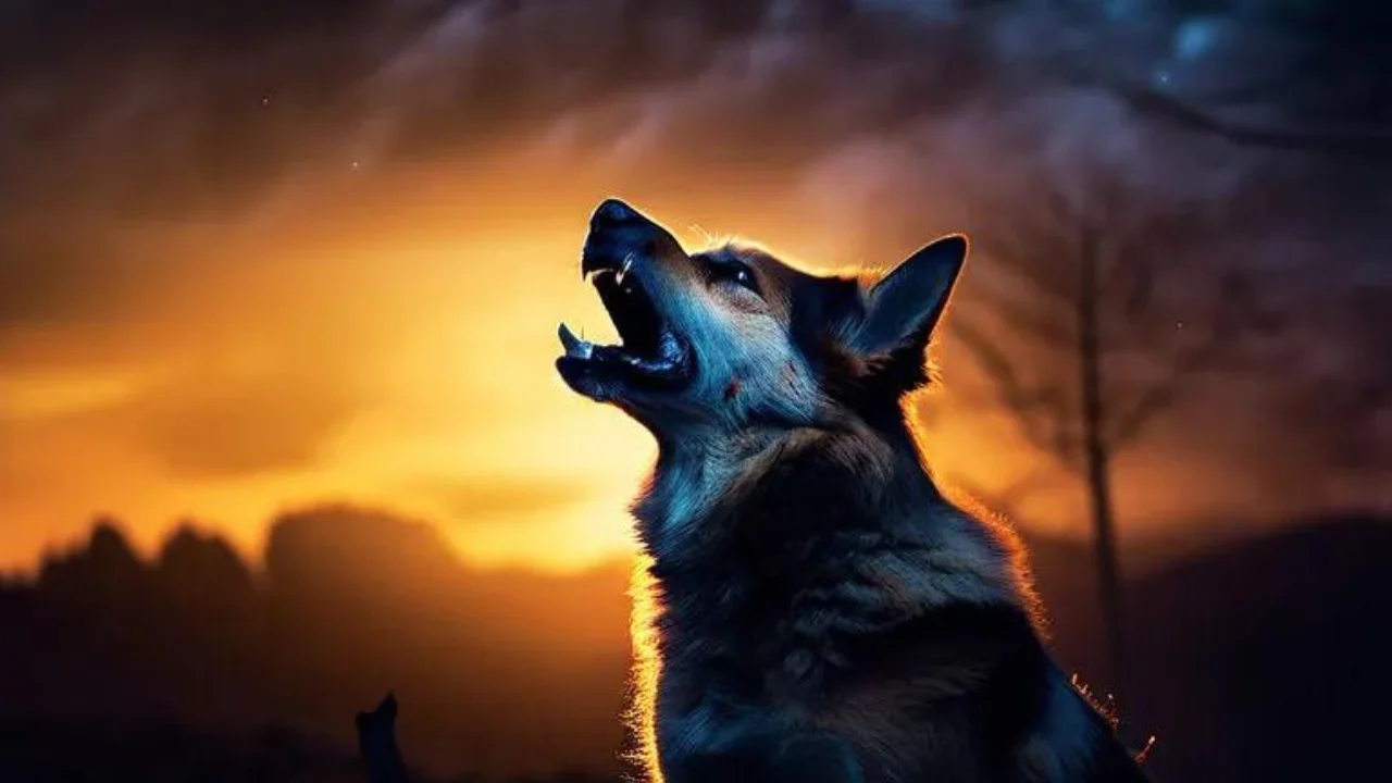 Dog howling at night spiritual meaning