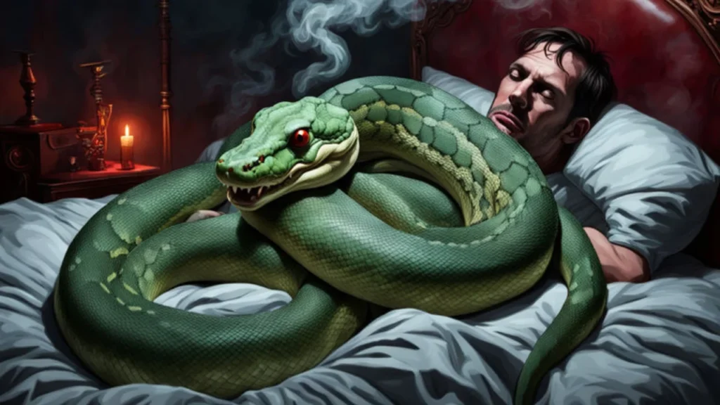 biblical meaning of green snake in dream