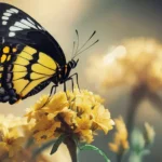 black and yellow butterfly meaning