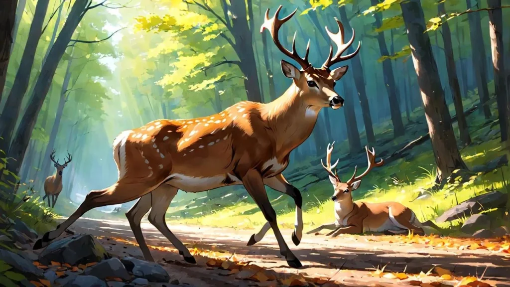 deer crossing path meanings