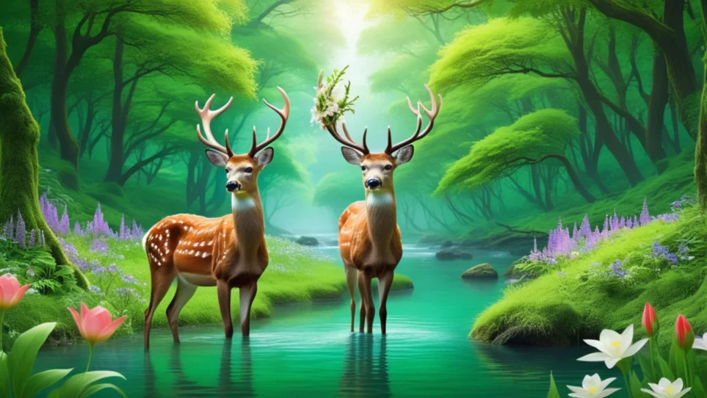 seeing two deer in dream