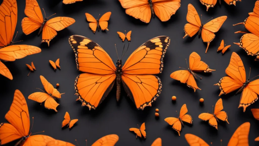 orange butterfly meaning