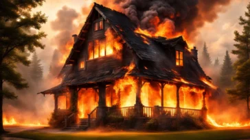 house on fire spiritual meaning