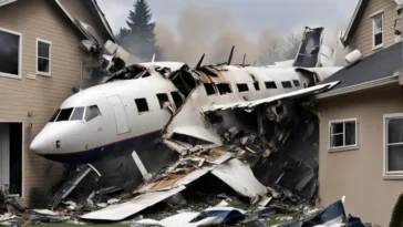 What does it mean to dream about a plane crashing into your house?