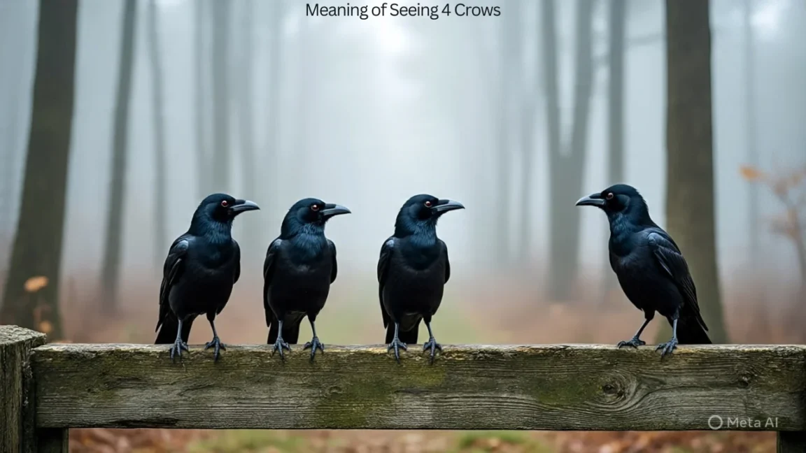 Meaning of Seeing 4 Crows