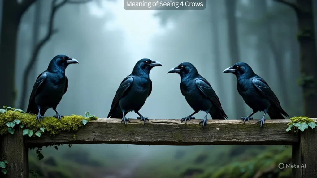 Meaning of Seeing 4 Crows