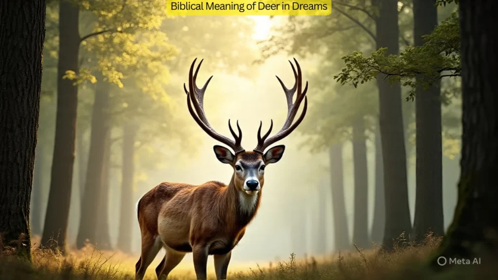 biblical meaning of deer in dreams