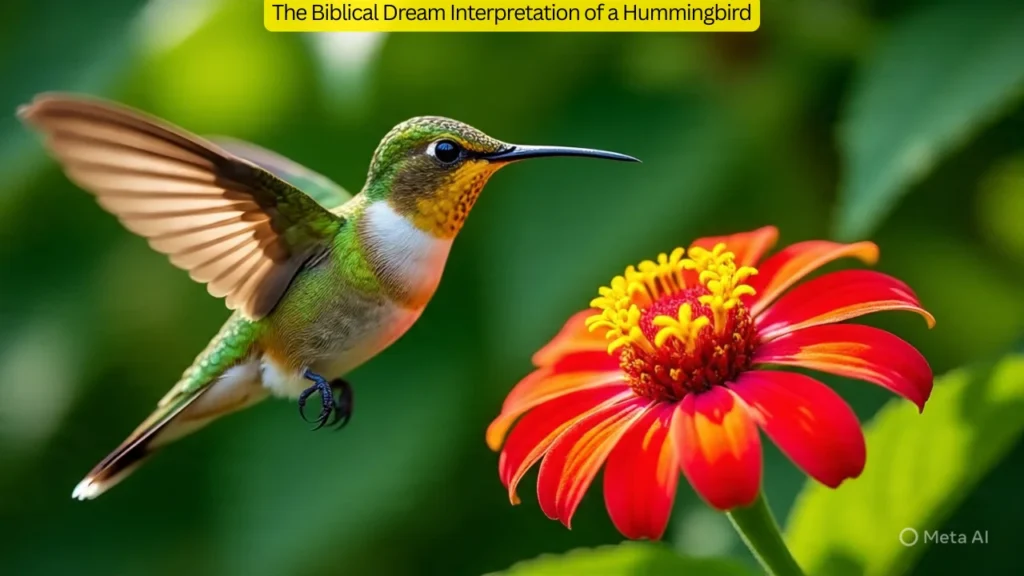 The Biblical Dream Interpretation of a Hummingbird