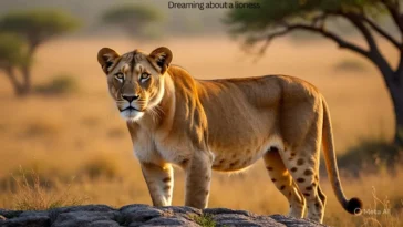 Dreaming about a lioness