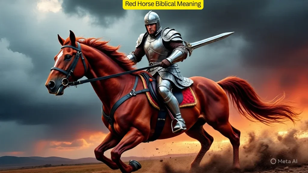 Red Horse Biblical Meaning