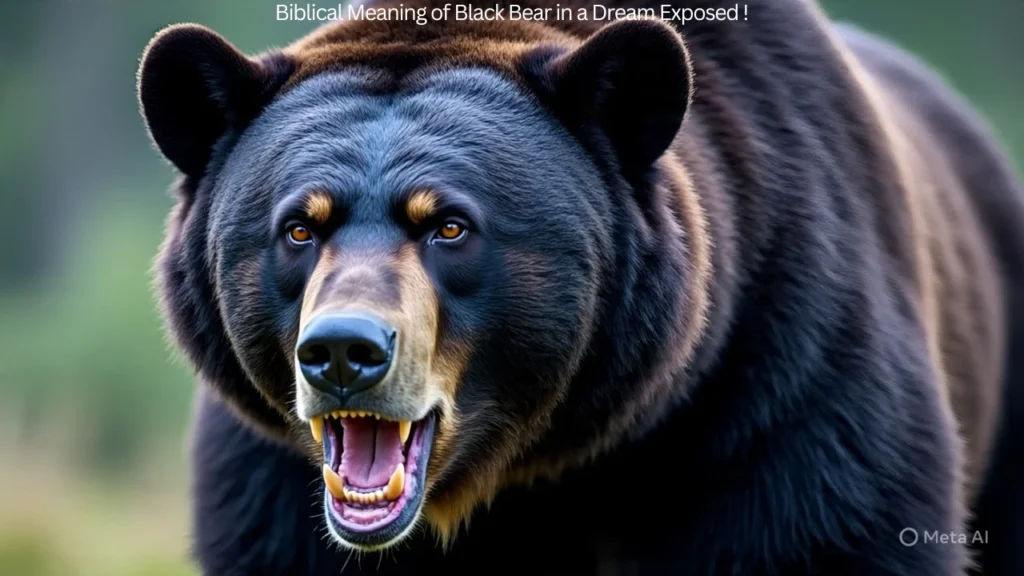 Meaning of Black Bear in a Dream