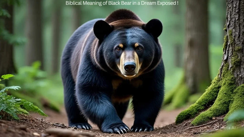 Biblical Meaning of Black Bear in a Dream