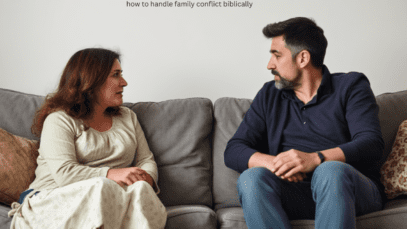 how to handle family conflict biblically