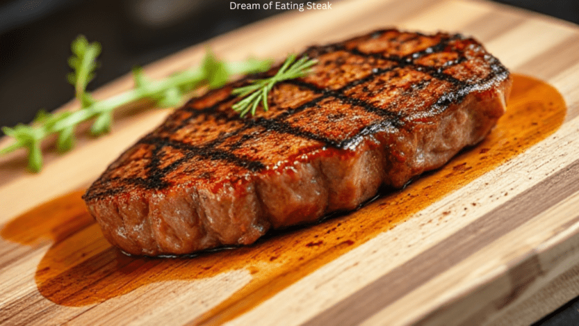 dream of eating steak