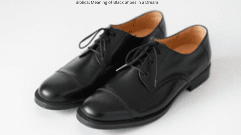 biblical meaning of black shoes in a dream