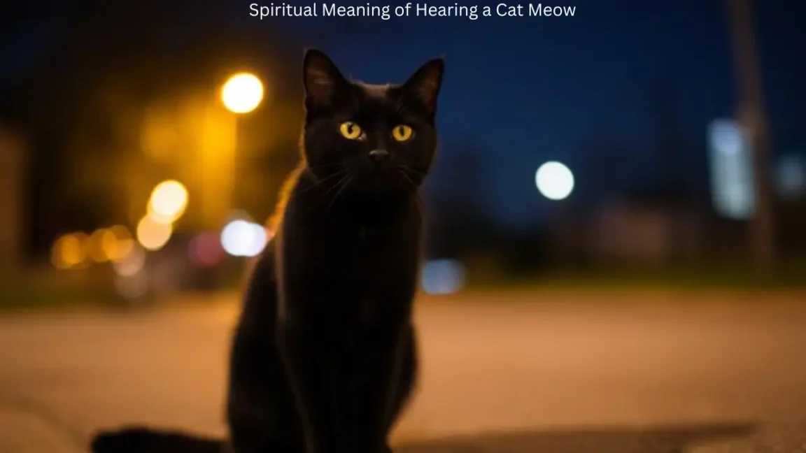 Spiritual meaning of hearing a cat meow
